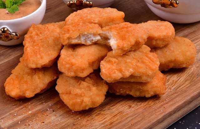 9 Chicken Nuggets.
