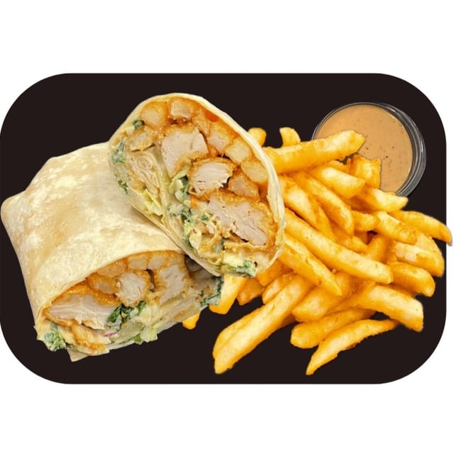 #5 - TENDER WRAP & CRISPY FRIES.