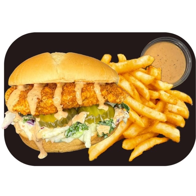 #1 - CHICKEN SANDWICH & CRISPY FRIES.